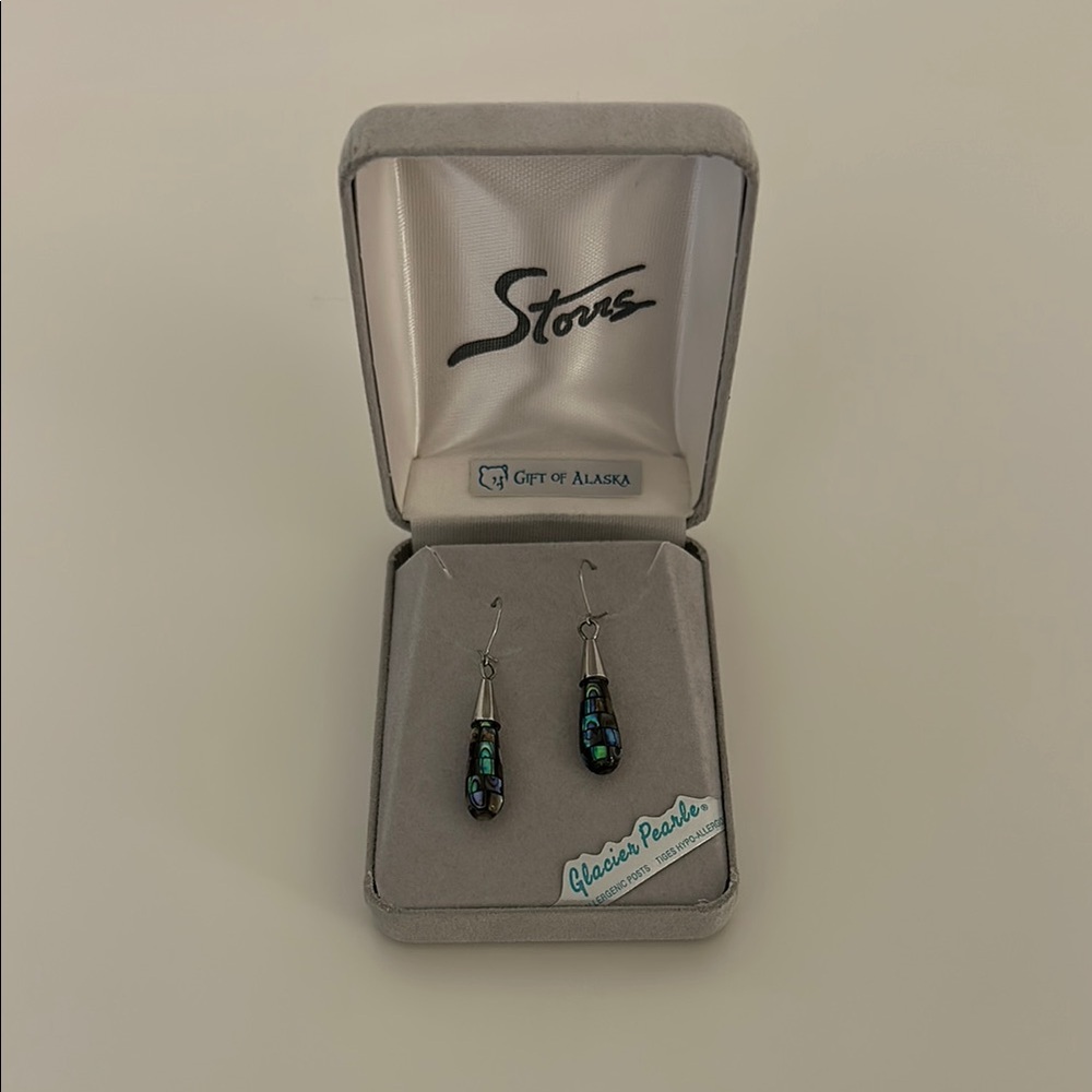 Abalone Teardrop Earrings